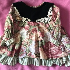 Vintage Youngsport Victorian church dress 18months